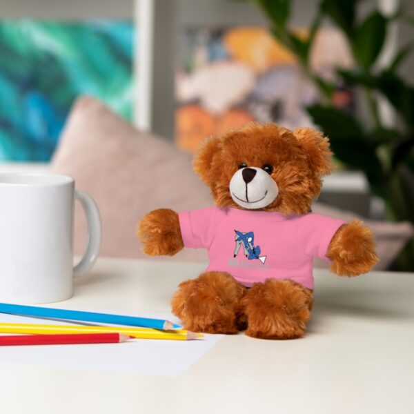Stuffed animals with a BJJ triangle choke T-shirt - Image 3